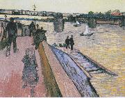 Vincent Van Gogh The Bridge of Triquetaille oil